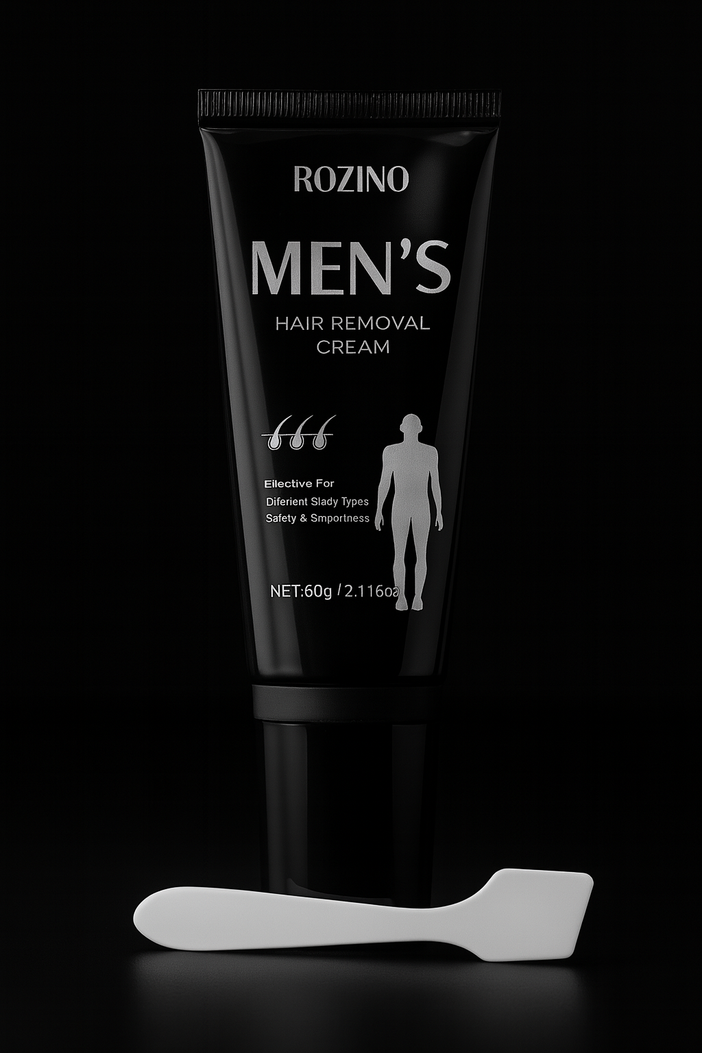 Gentle Hair Remover Cream 60g - No-Fuss Male Grooming