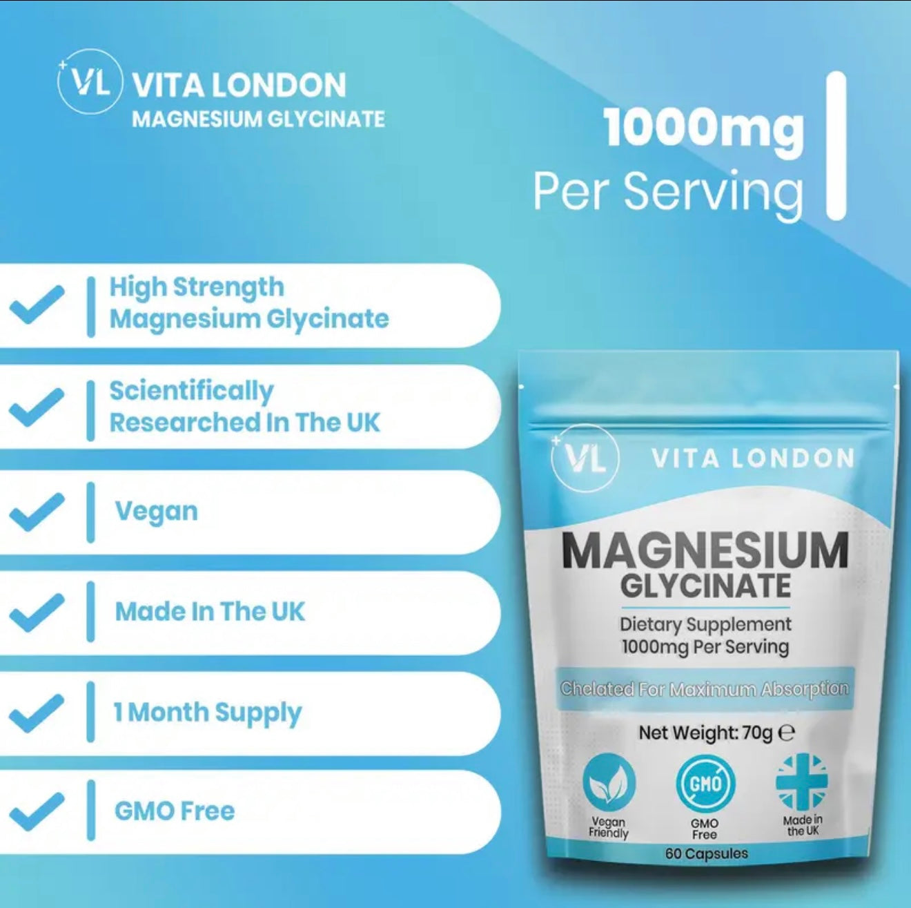 Vita London Fab 5 Bundle - Essential Supplement Starter System