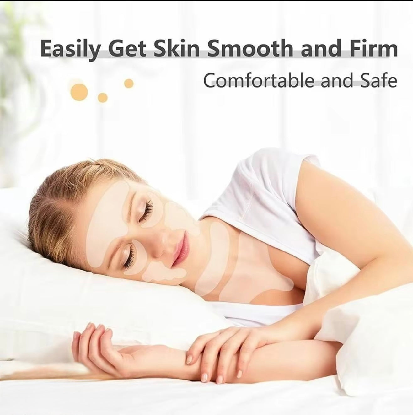 5 x Reusable Full face silicone pads