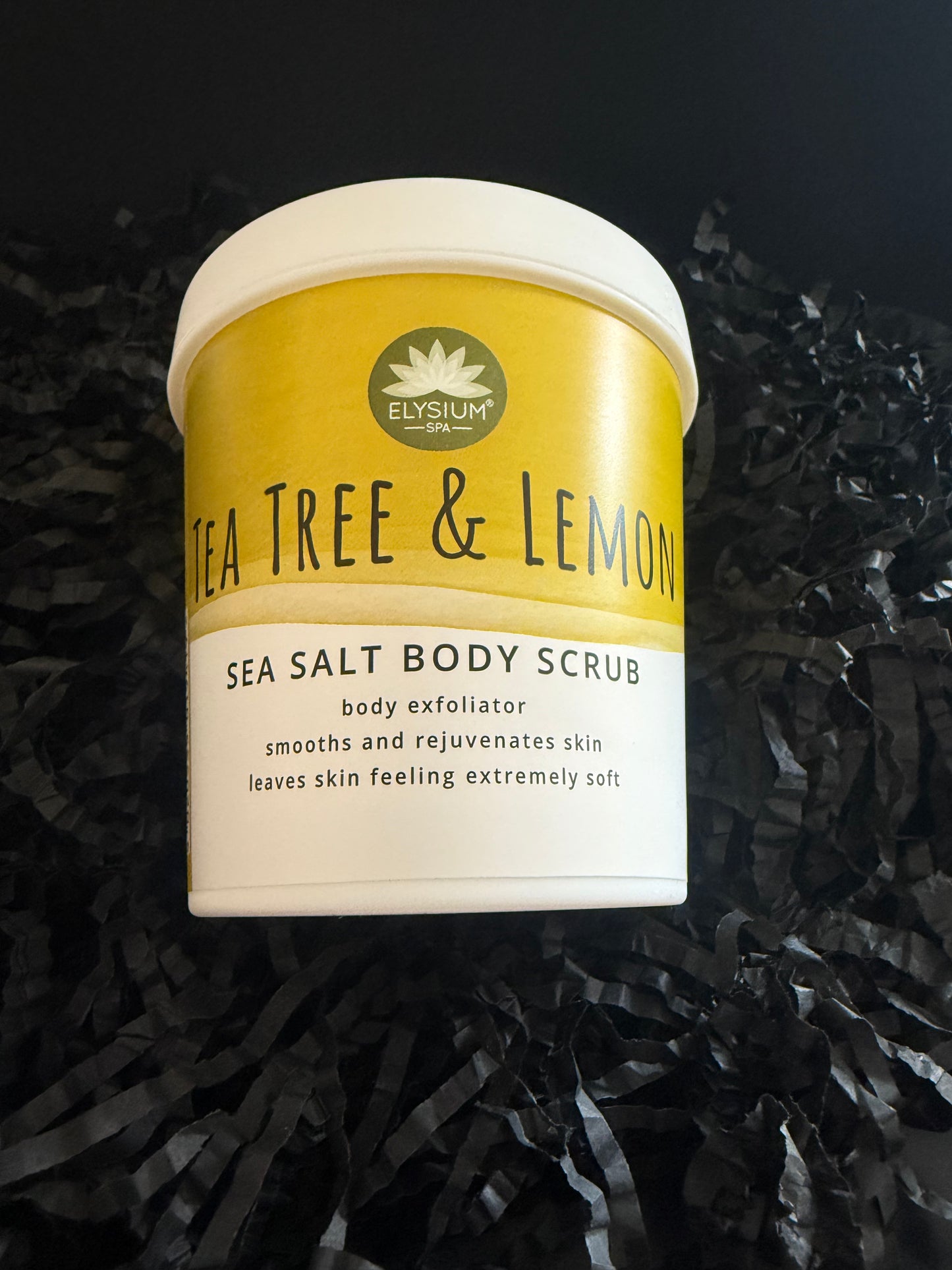 Sea salt body scrub