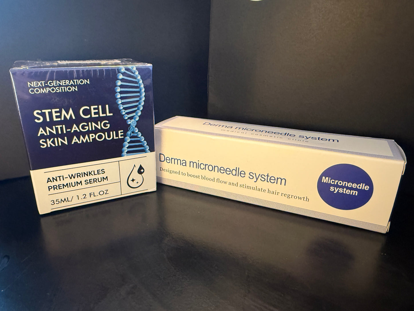 Anti-aging derma micro needle system