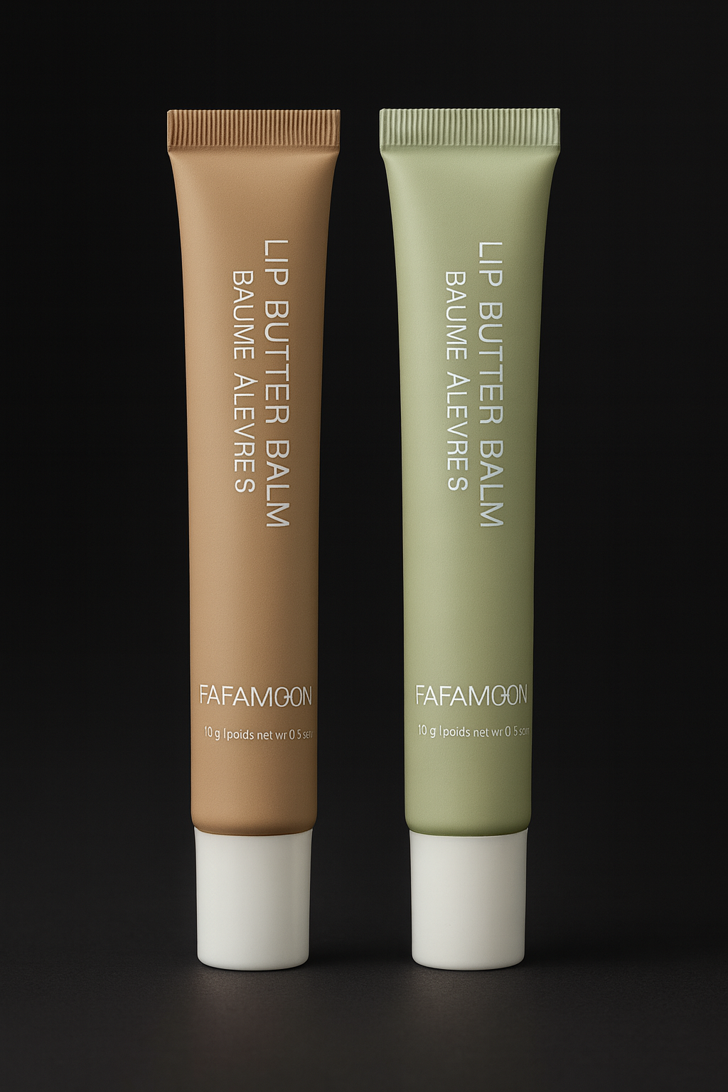 Transparent lip butter balm