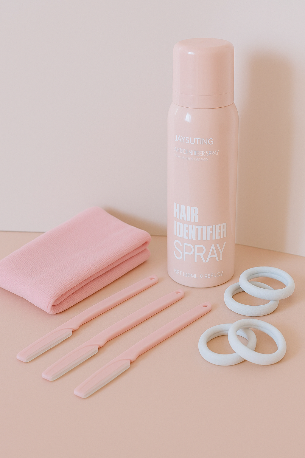 Hair identifier spray