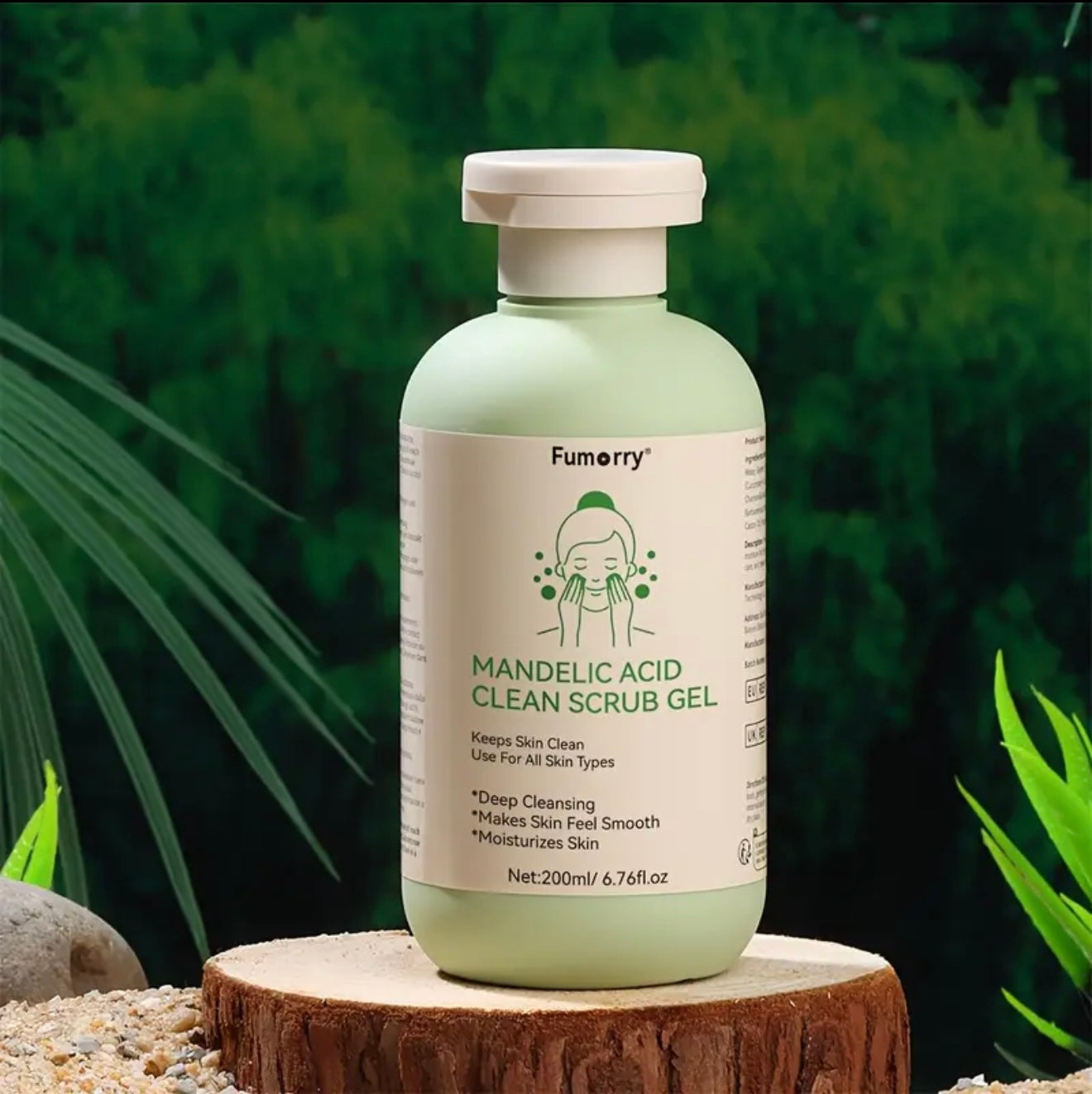 Mandelic Acid Clean Scrub Gel 200ml - Gentle Chemical Exfoliation