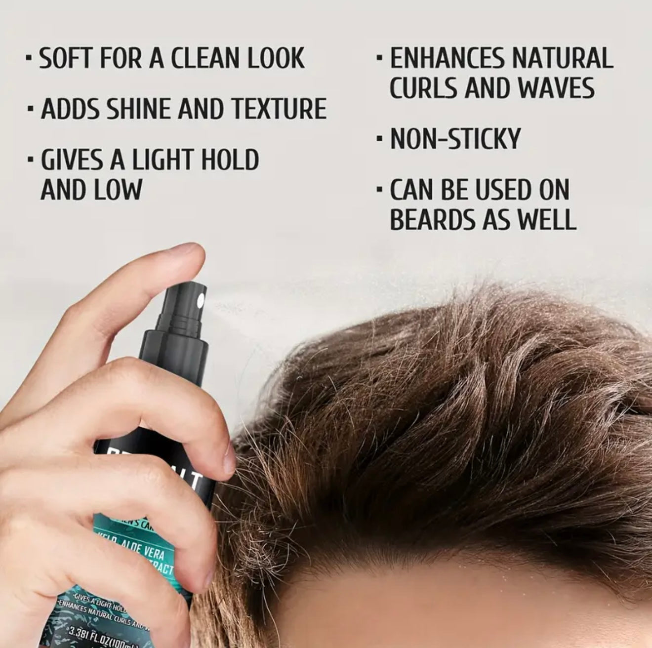 Sea Salt Spray 100ml - Effortless Beach Hair for Men