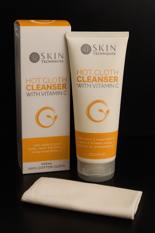 Hot cloth cleanser