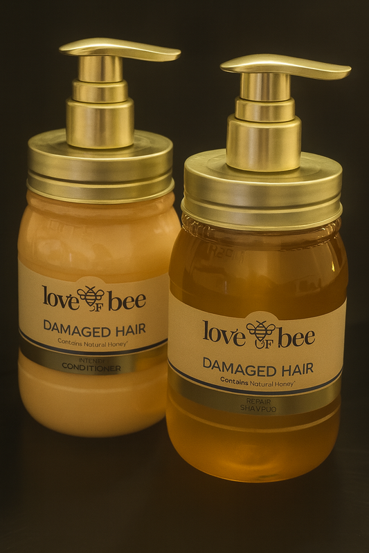 Love of bee shampoo and conditioner
