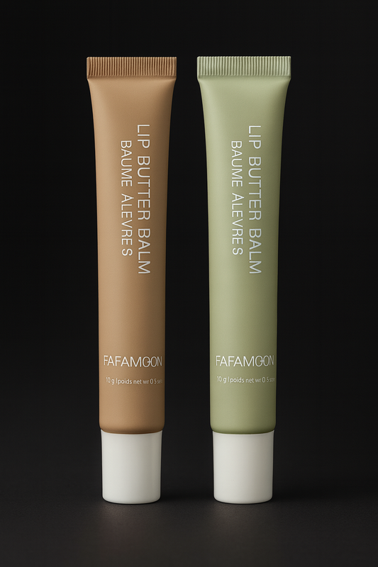 Transparent lip butter balm
