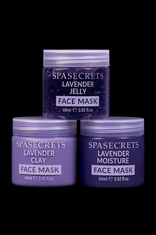 Lavender face masks
